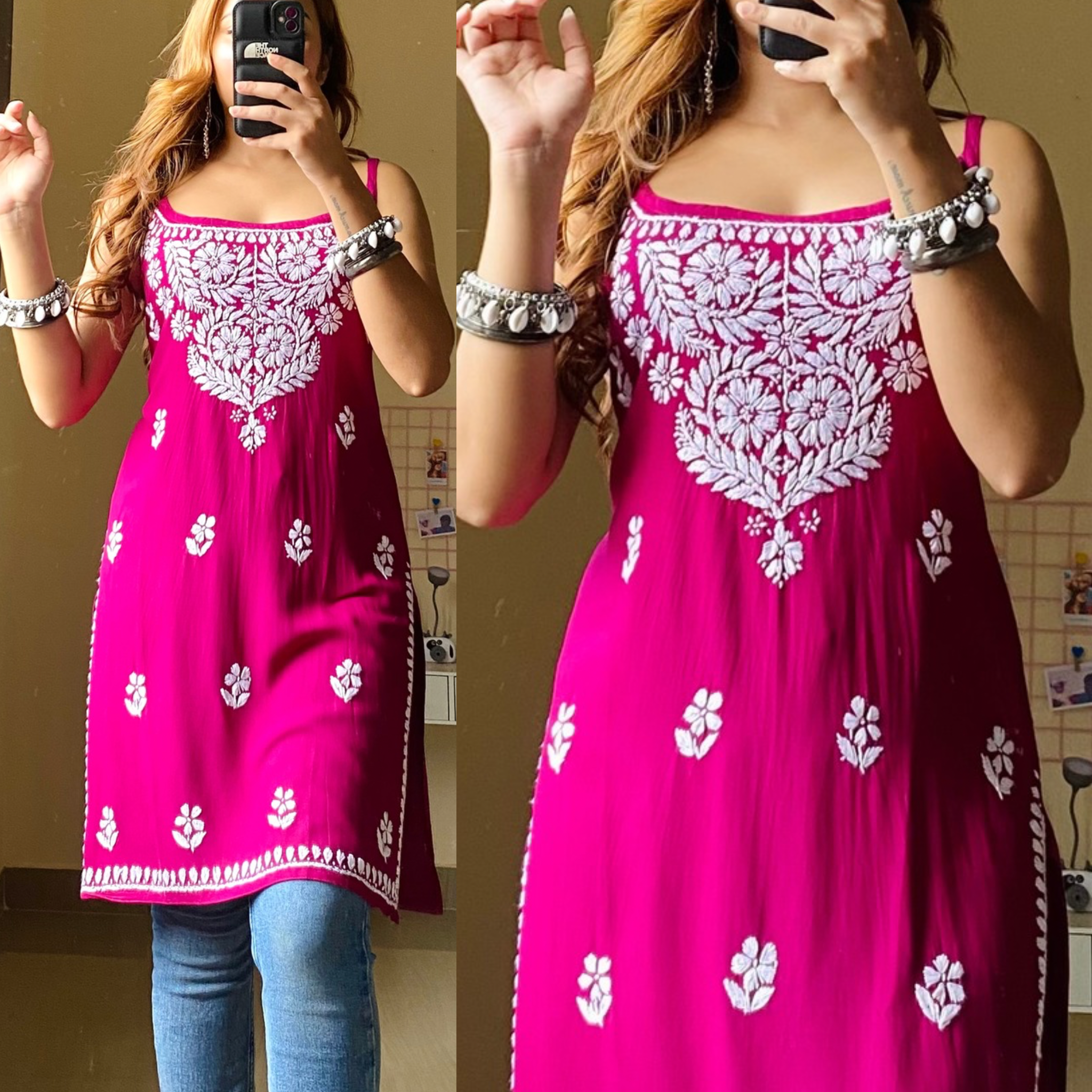 Sama Sleeveless Chikankari Kurta