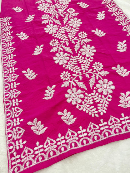 swarna Rani Pink Cotton Kurta