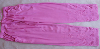 Seerat Baby Pink Rayon 3 Piece Set