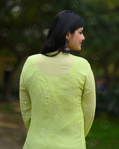 Viscose Resham Thread Kurta