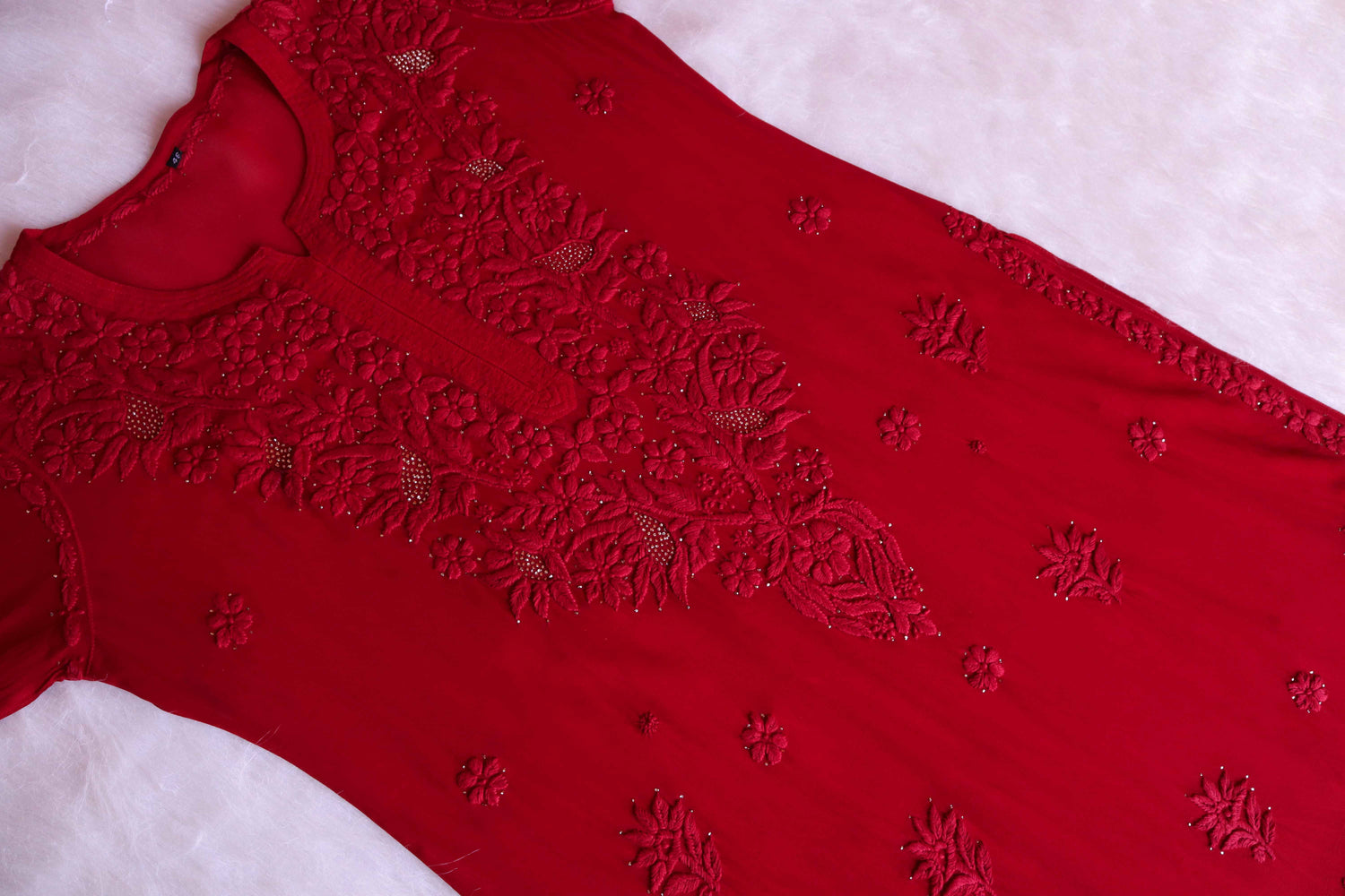 MAHIRA Maroon Viscose Georgette kurta