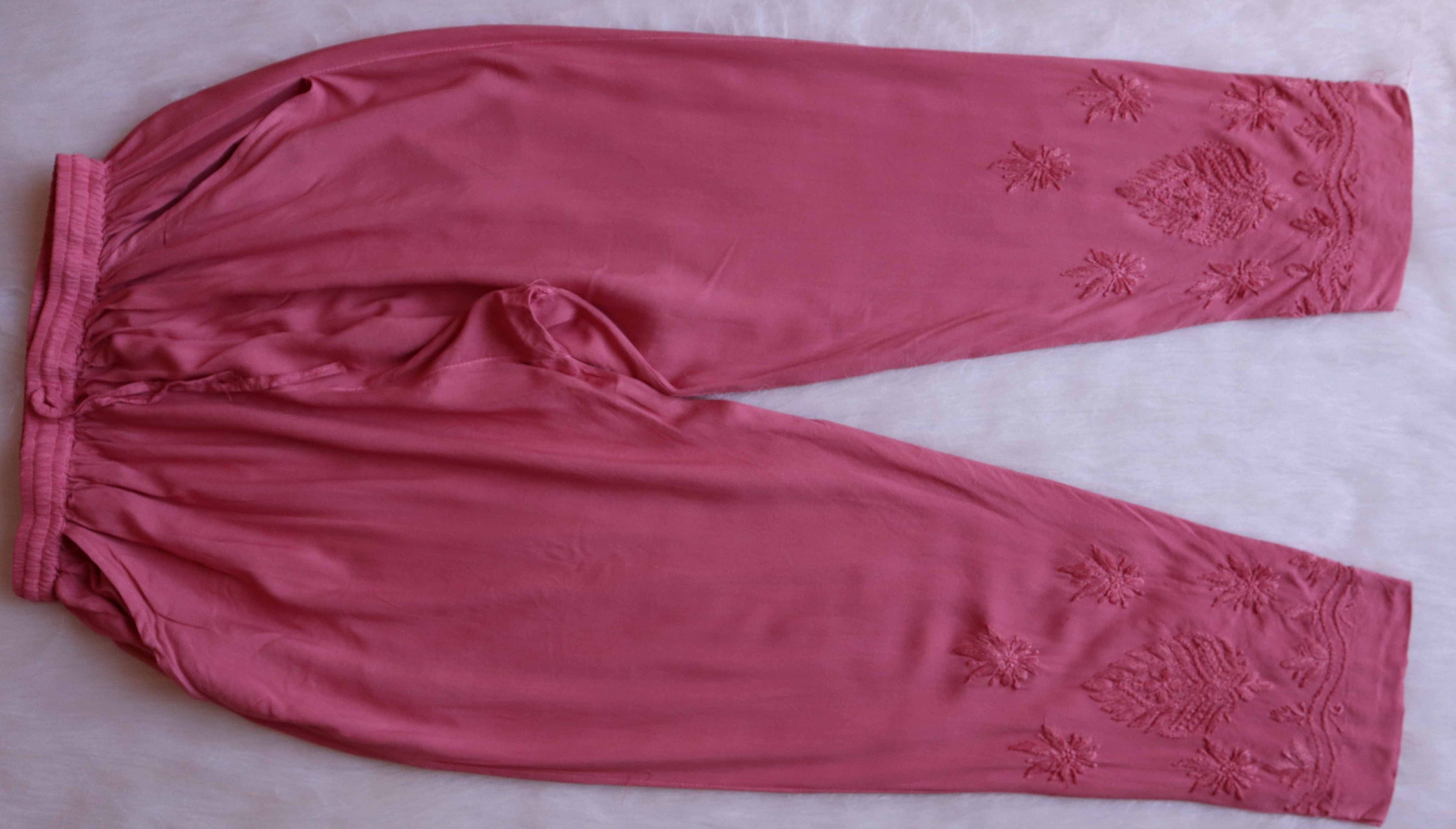 Seerat Mauve Pink Rayon 3 Piece Set