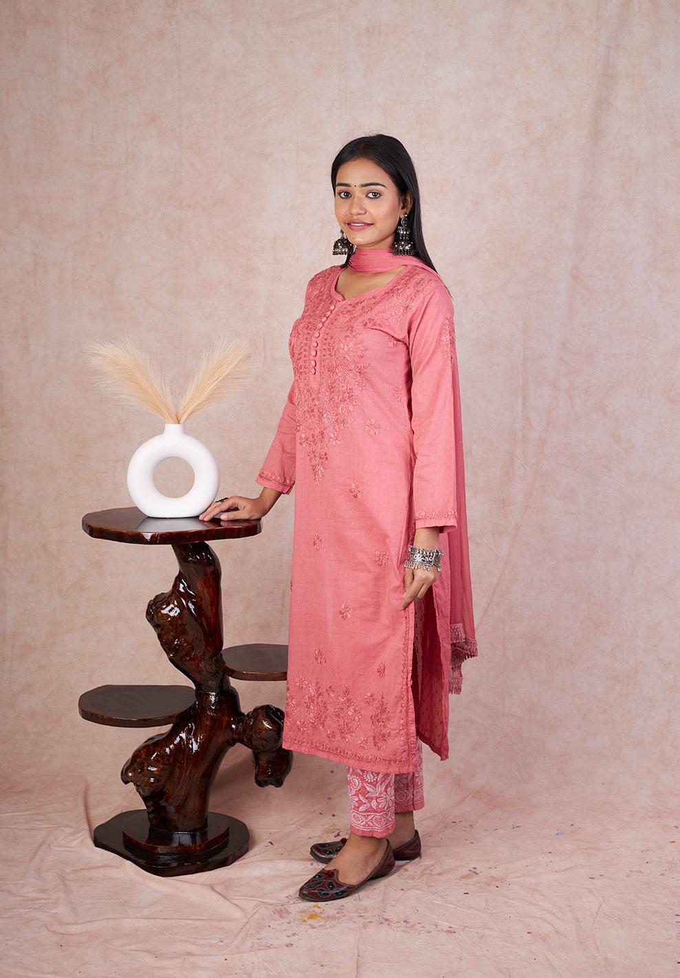 Rehmat Cotton Chikankari Set