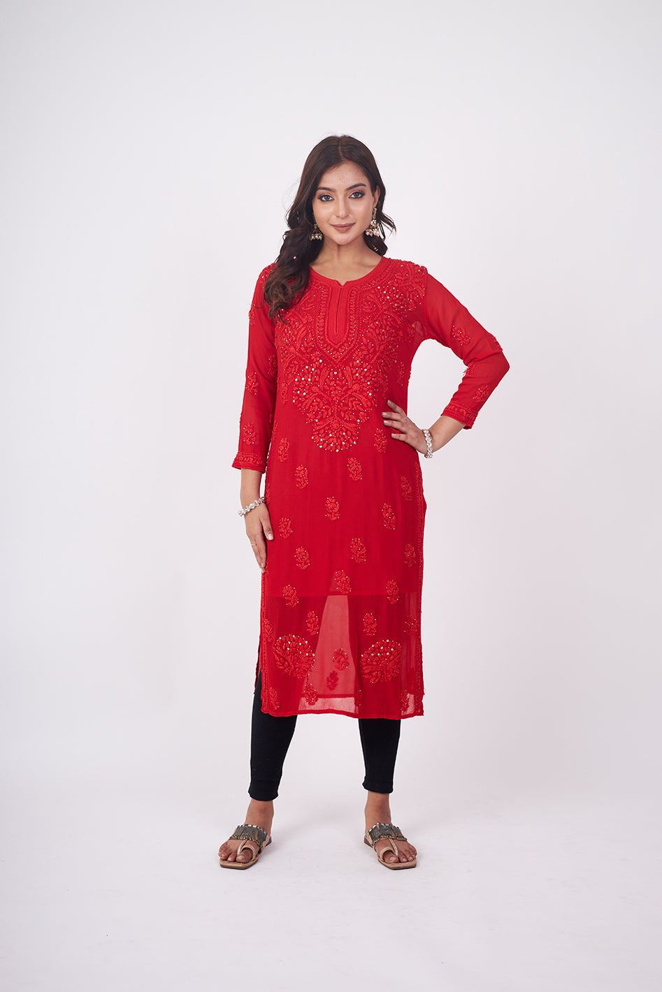 Nayan Viscose Mukaish Kurta