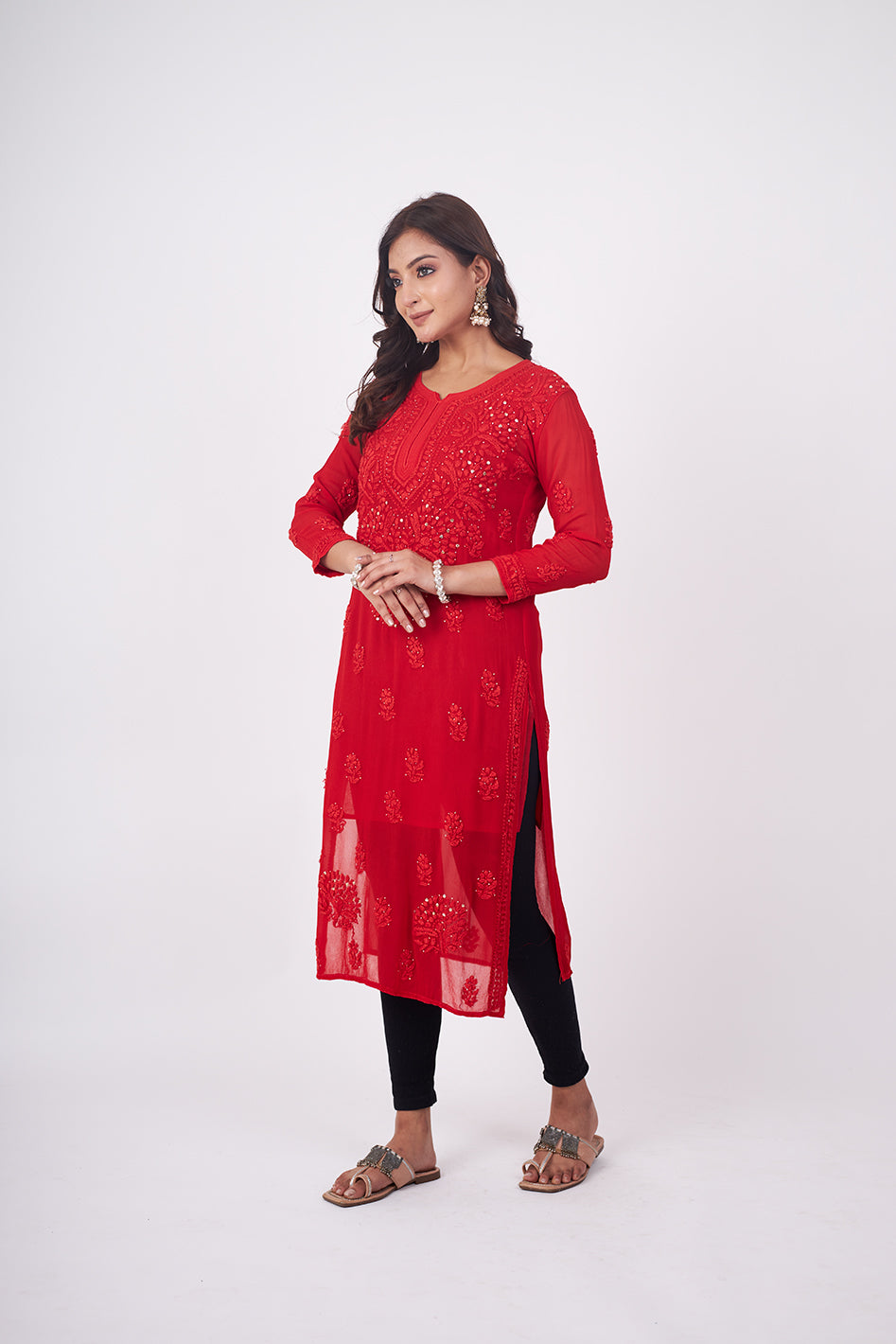 Nayan Viscose Mukaish Kurta