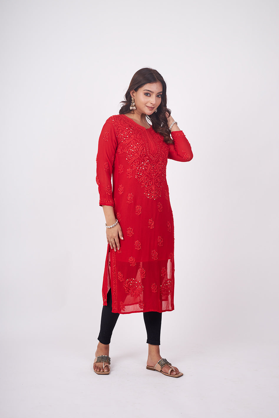 Nayan Viscose Mukaish Kurta