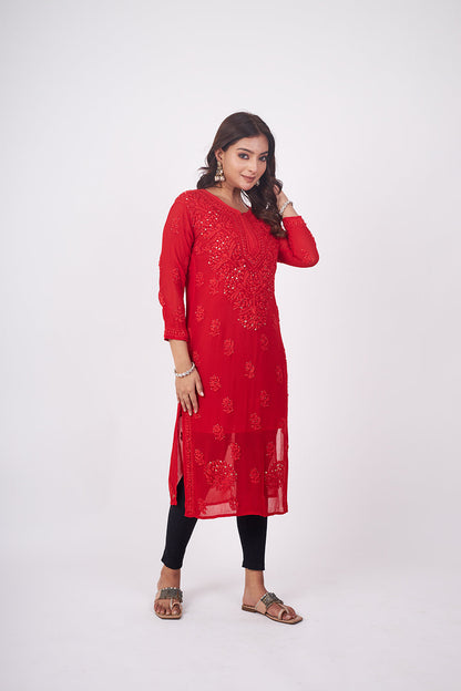 Nayan Viscose Mukaish Kurta