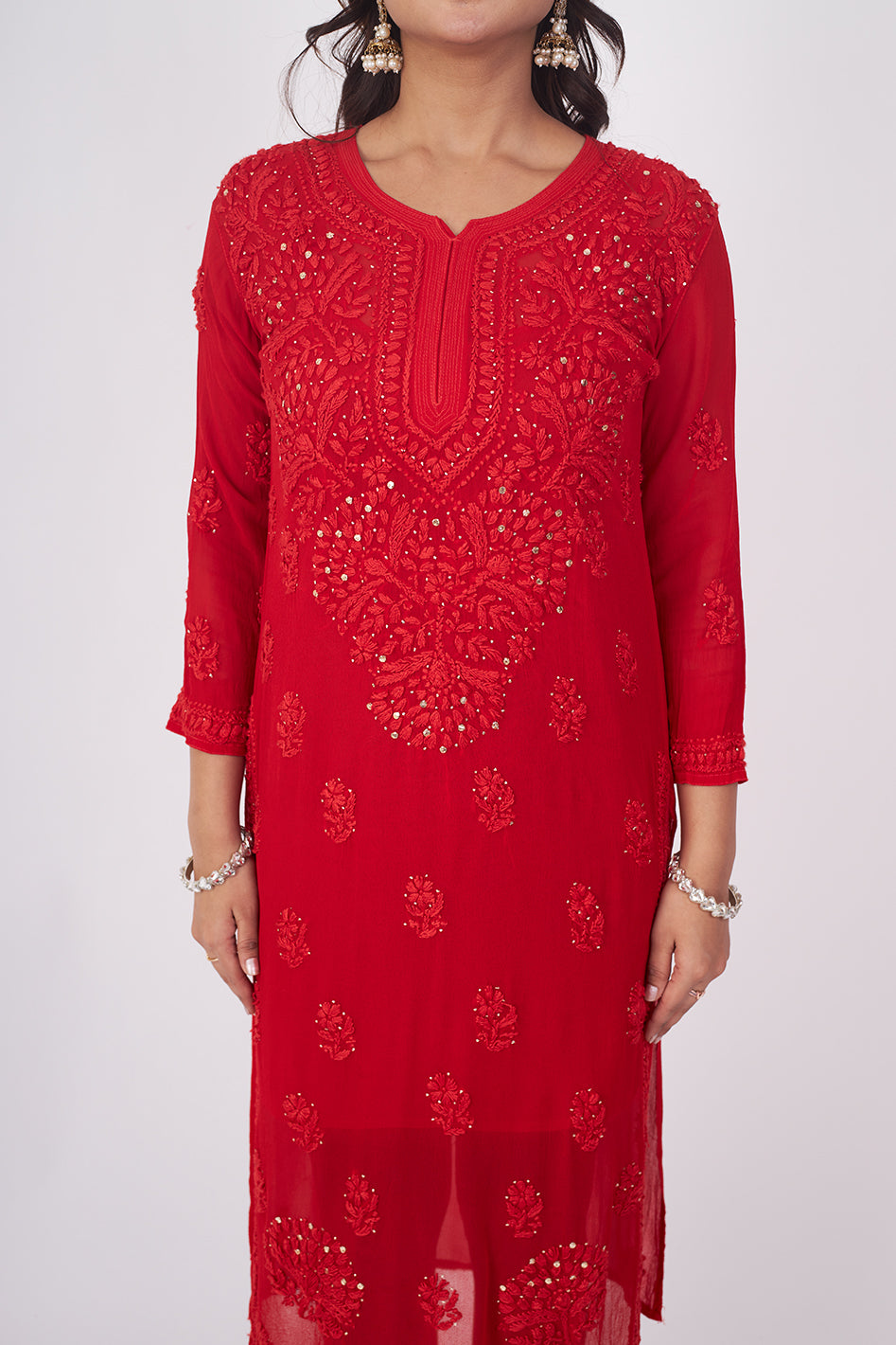 Nayan Viscose Mukaish Kurta