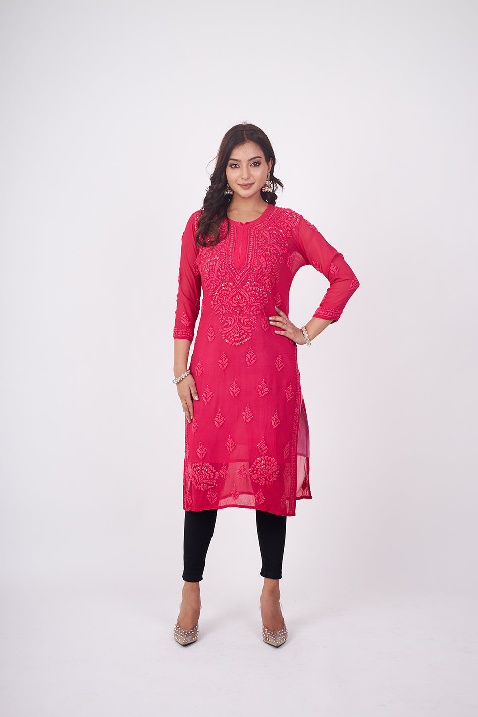 Nayan Viscose Mukaish Kurta