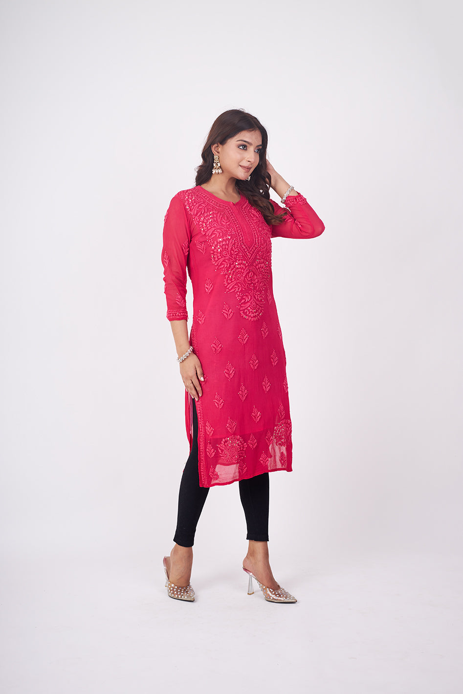 Nayan Viscose Mukaish Kurta