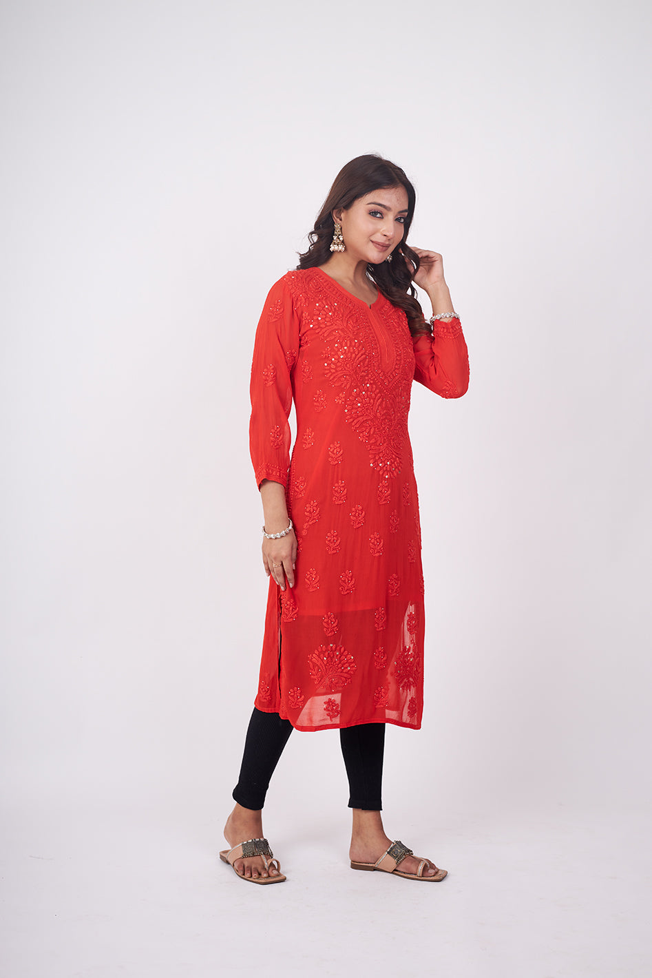 Nayan Viscose Mukaish Kurta