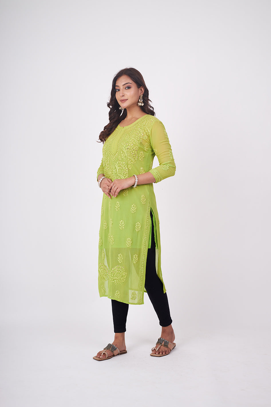 Nayan Viscose Mukaish Kurta