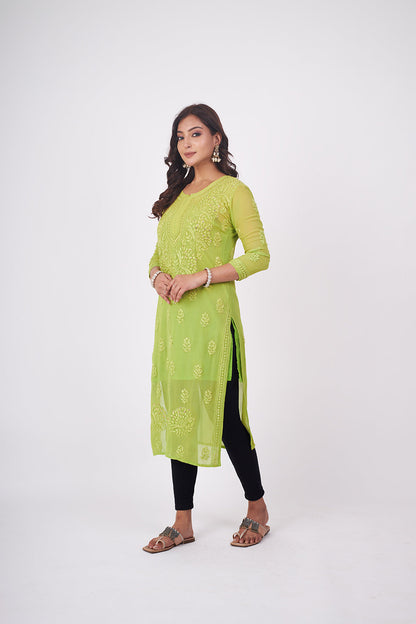 Nayan Viscose Mukaish Kurta