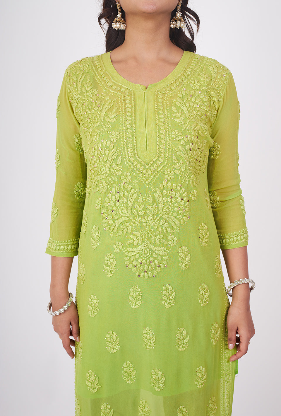 Nayan Viscose Mukaish Kurta