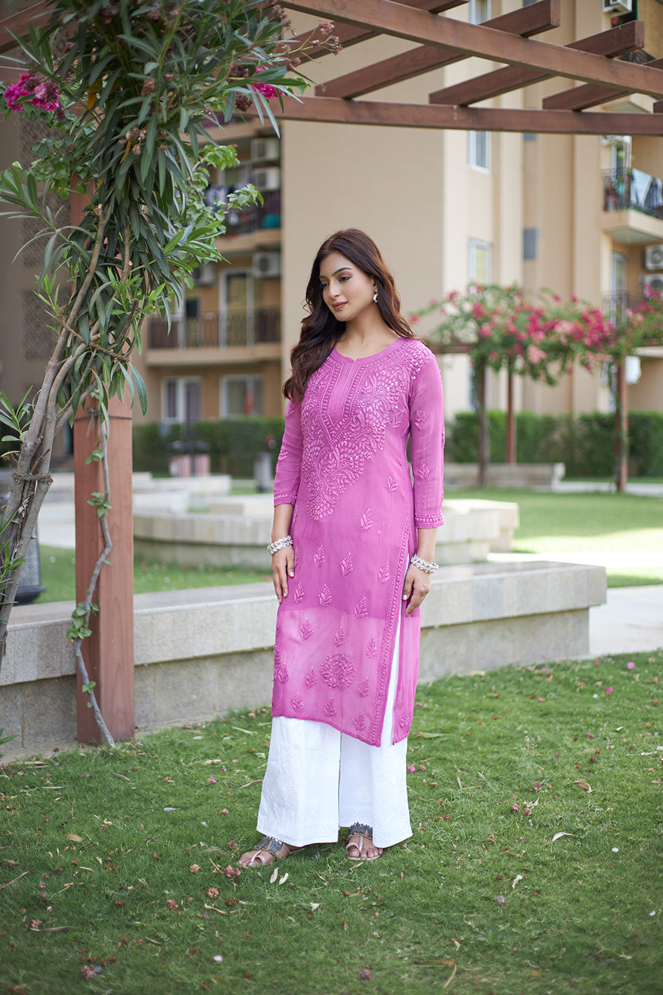 Nayan Viscose Mukaish Kurta