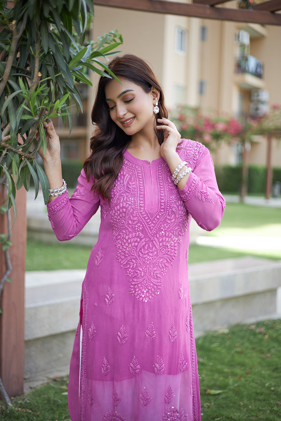 Nayan Viscose Mukaish Kurta