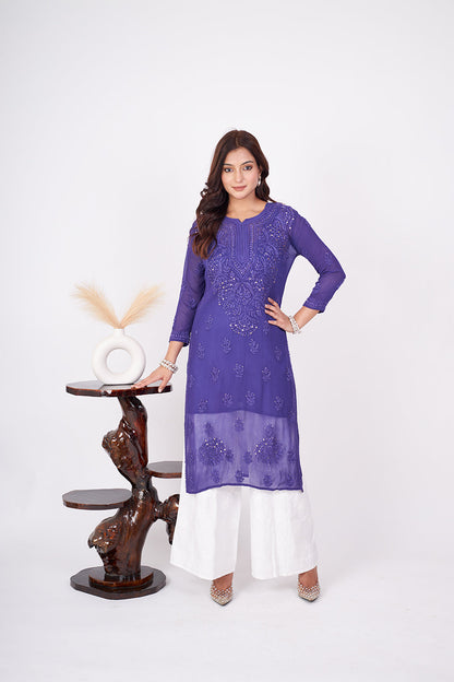 Nayan Viscose Mukaish Kurta