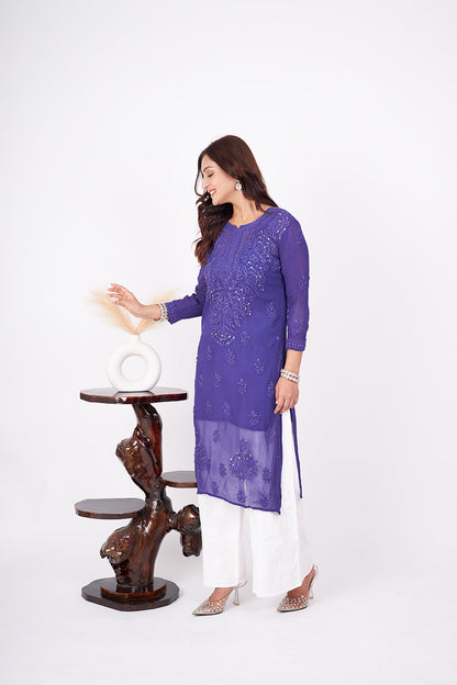 Nayan Viscose Mukaish Kurta