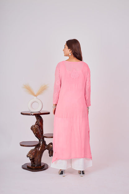 Viscose 3D Mukaish Work Kurta