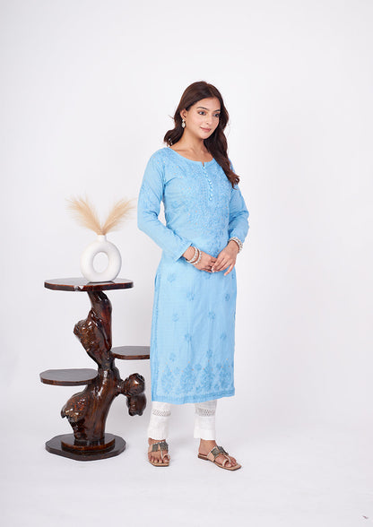 Rehmat Cotton Mukaish Kurta