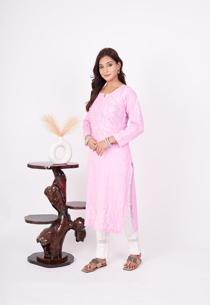 Rehmat Cotton Mukaish Kurta