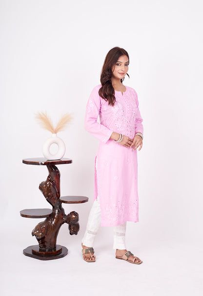 Rehmat Cotton Mukaish Kurta