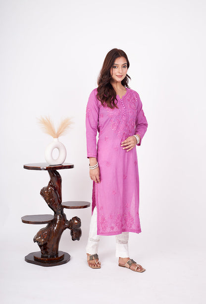 Rehmat Cotton Mukaish Kurta