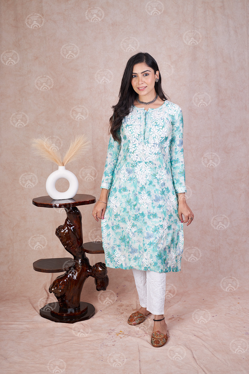 Muslin Printed Kurta