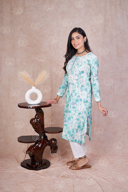 Muslin Printed Kurta