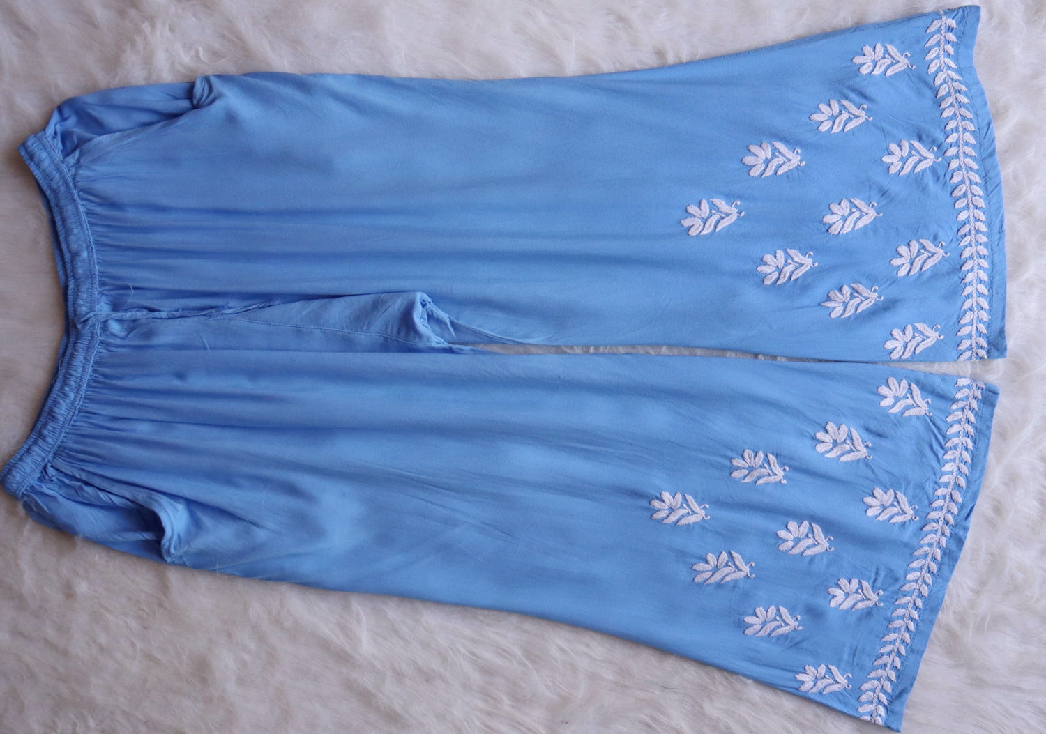 Akira Ice Blue Rayon Kurta Pant set